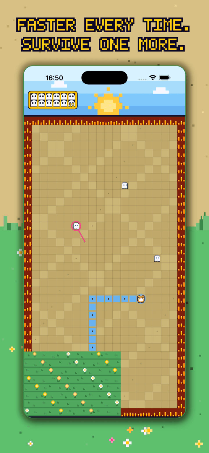 The ghost speeds up